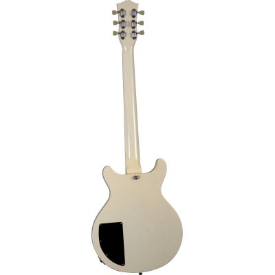 Maybach LESTER-JR-59-DC-VW -GUITARRA LP JUNIOR DOBLE CUTAWAY ´59 VINTAGE WHITE AGED CITES 17CZ027200
