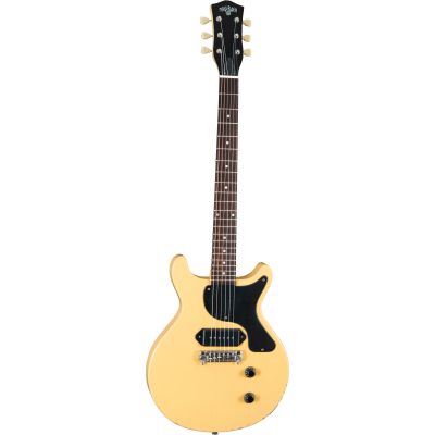 Maybach LESTER-JR-59-TV -GUITARRA LP JUNIOR DOBLE CUTAWAY ´59 TV YELLOW AGED CITES 17CZ027200