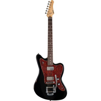 Maybach JAZPOLE-BK-BIGSBY - ELECTRICA JAZZMASTER NEGRA AGED CON BIGSBY 2