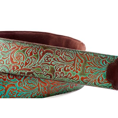 Righton BLACKGUARD-TE BANDOLERA GUITARRA RIGHTON 2017 LEATHERCRAFT BLACKGUARD TEAL 2