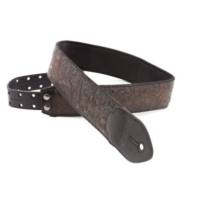 Righton BLACKGUARD-BK BANDOLERA GUITARRA RIGHTON 2017 LEATHERCRAFT BLACKGUARD BLACK 2