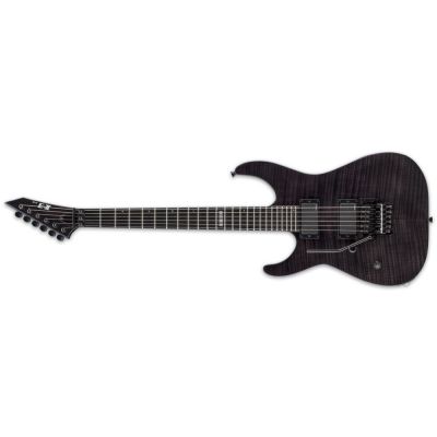 ESP E-II M-II LH - See Thru Black - zurdo - c/estuche