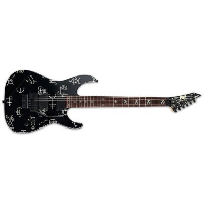 ESP KH Demonology - Black w/ Graphic - c/estuche