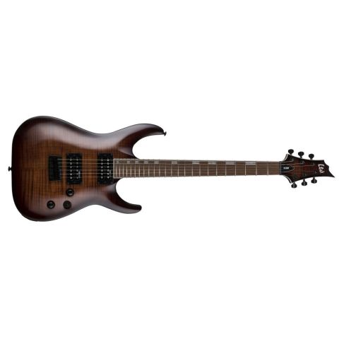 LTD H-200FM - Dark Brown Sunburst