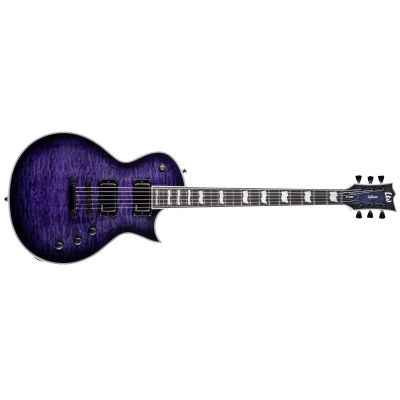 LTD EC-1000 QM - See Thru Purple Sunburst