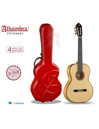 Alhambra 10Fc Flamenca Ciprés Macizo + Estuche Bam Iconic 9270