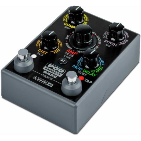 Line 6 POD EXPRESS Multi Efectos Bajo con Sonidos HX