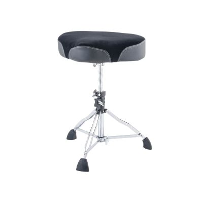Dixon PSN-14 - sillin tipo moto de tela Negro/Gris - pata doble