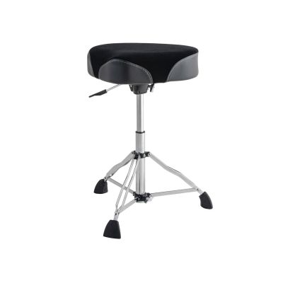 Dixon PSN-12HM - sillín hydráulico - asiento tipo moto de tela Negro/Gris - pata doble