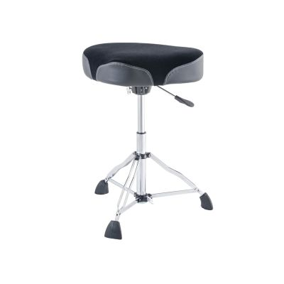 Dixon PSN-14HM - sillín hidráulico - asiento tipo moto de tela Negro/Gris - pata doble
