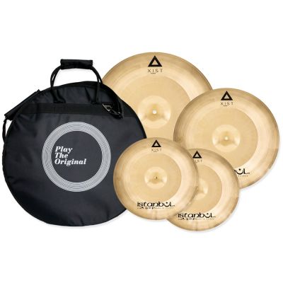 Istanbul Agop Set 3 platos XIST Power Brilliant c/funda