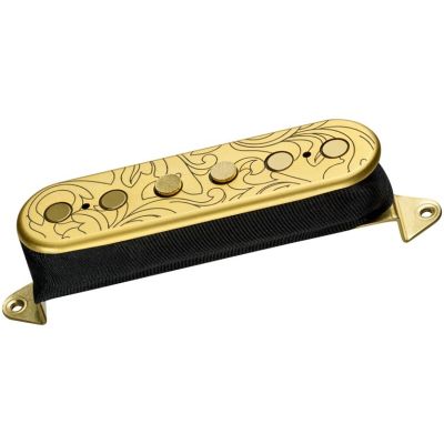 DiMarzio UtoPIA Middle "F-spaced" - Satin Gold SV Engraved - DP288F