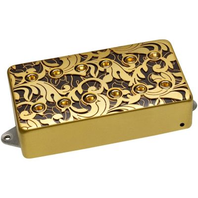 DiMarzio UtoPIA Bridge "F-spaced" - Satin Gold/Black - DP289FSGBK