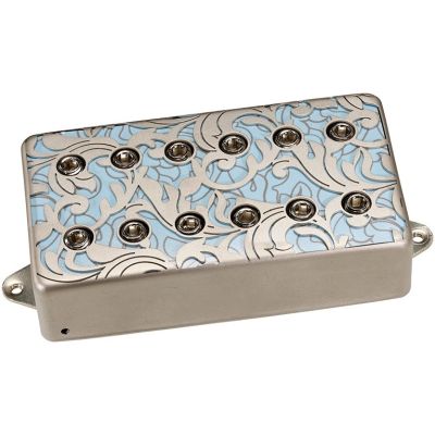 DiMarzio UtoPIA Puente "F-spaced" - Satin Nickel + Blue Powder - DP289FSNLB