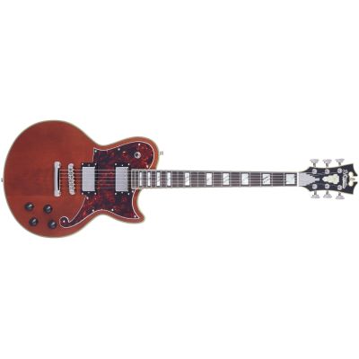 D'Angelico Deluxe Atlantic Matte Walnut Guitarra Eléctrica