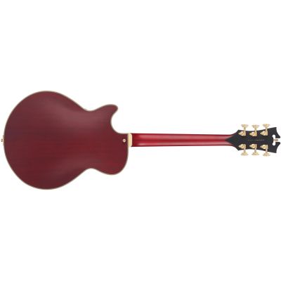 D'Angelico Deluxe SS Trans Wine Guitarra Eléctrica 2