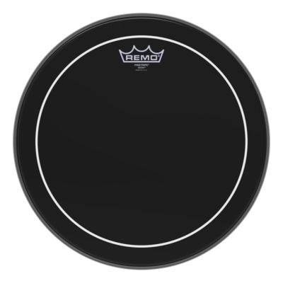 Remo 22" Pinstripe Ebony Bombo ES-1622-PS