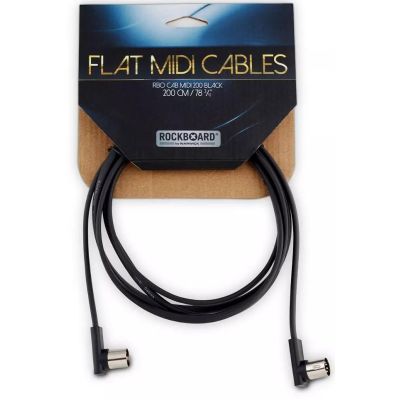 Rockboard Flat Midi 2M Negro Cable