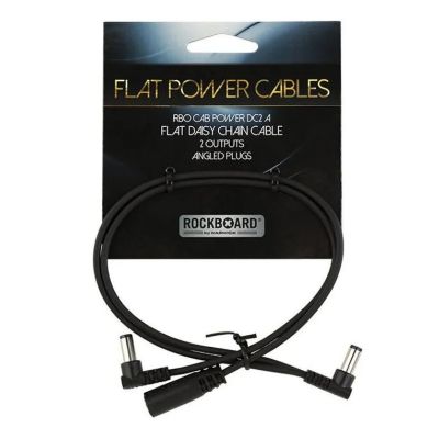 Rockboard Daisy Chain Plano 2 Salidas Acodado Cable