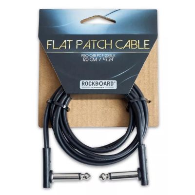 Rockboard Flat Patch 1,2M Negro Cable