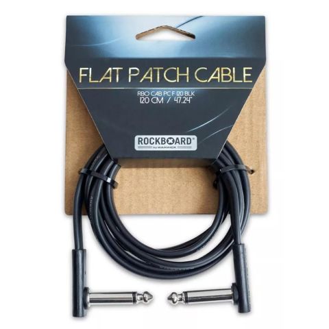 Rockboard Flat Patch 1,2M Negro Cable