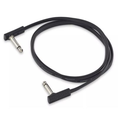 Rockboard Flat Patch 1,2M Negro Cable 2