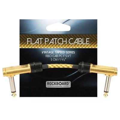 Rockboard Vintage Tweed Flat Patch 5CM Cable