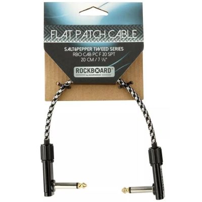 Rockboard Salt&Pepper Tweed Flat Patch 20CM Cable