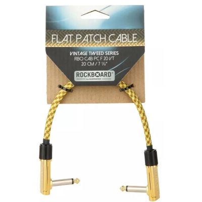 Rockboard Vintage Tweed Flat Patch 20CM Cable