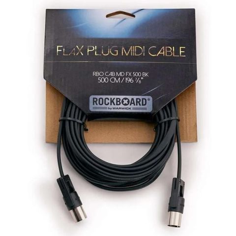 Rockboard Flax Plug MIDI 5M Cable