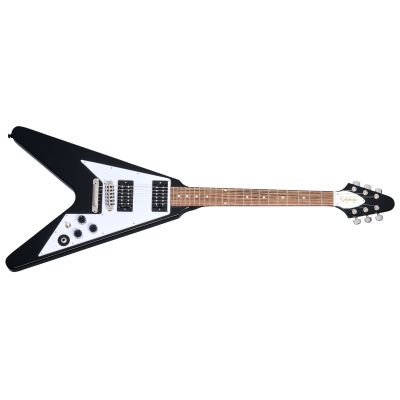 Epiphone Kirk Hammett 1979 Flying V Ebony Guitarra Eléctrica