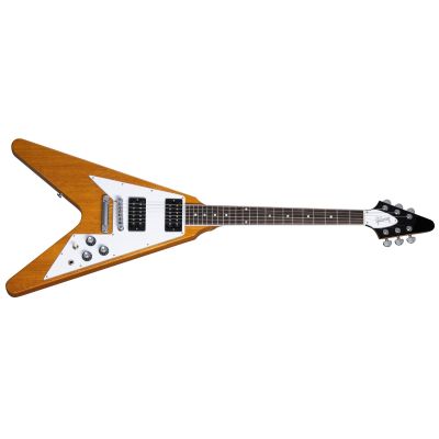 Gibson 70'S Flying V Antique Natural Guitarra Eléctrica