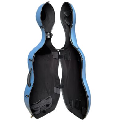 Estuche cello Artist Dynamic policarbonato 4/4 Azul cielo 2