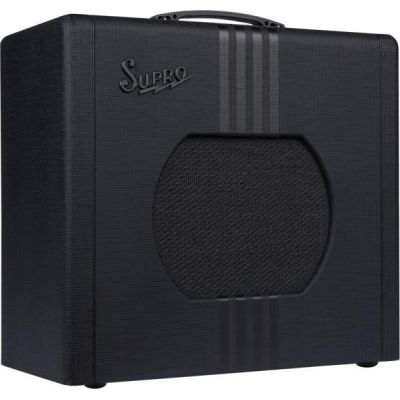 Supro 1820RBB Delta King 10 Black & Black