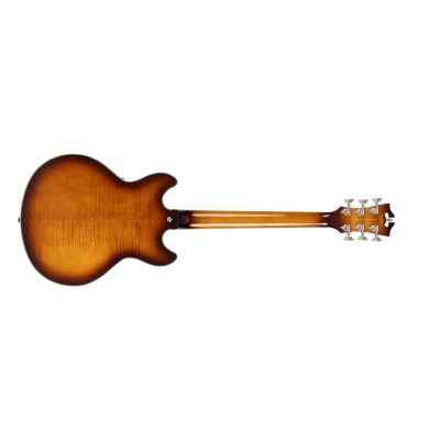 D'Angelico Premier Mini DC Dark Iced Tea Burst Guitarra Eléctrica 2