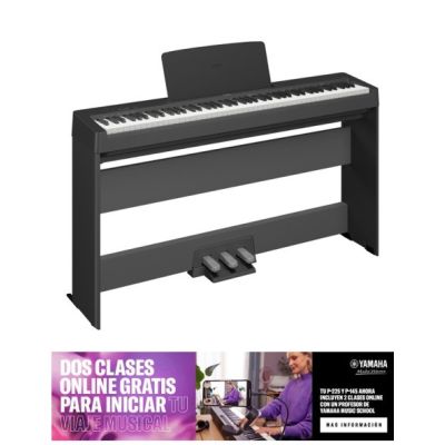 Pack YAMAHA P-145 Negro + Soporte L100b + Pedalera LP5A