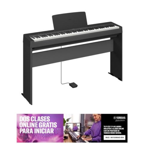 Pack YAMAHA P-145 Negro + Soporte...