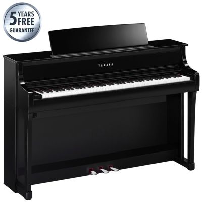 Yamaha CLP-875PE Negro Pulido Piano Clavinova  2