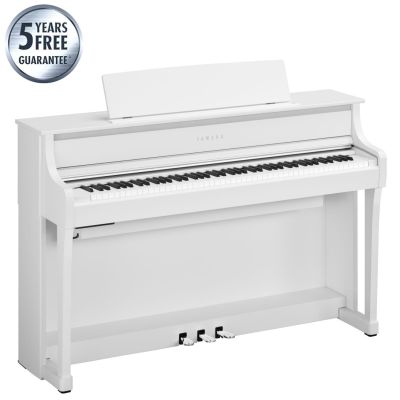 Yamaha CLP-875WH Blanco Piano Clavinova 2