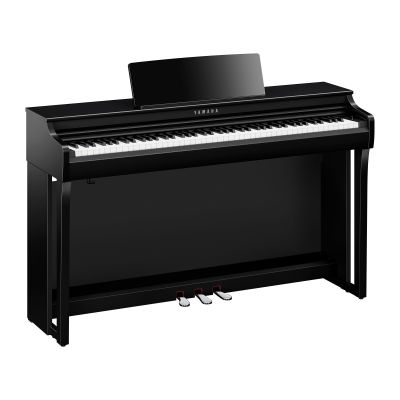 Yamaha CLP-825 Pe Negro Pulido Piano Clavinova
