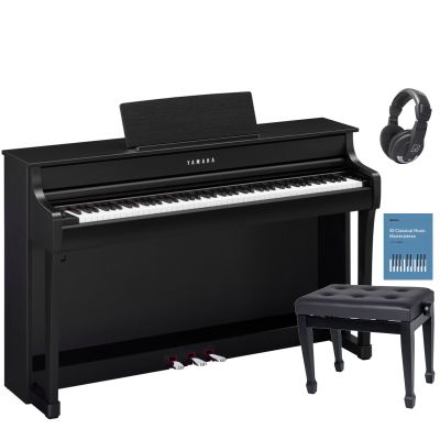 Pack Yamaha CLP-835 B Negro Piano Clavinova