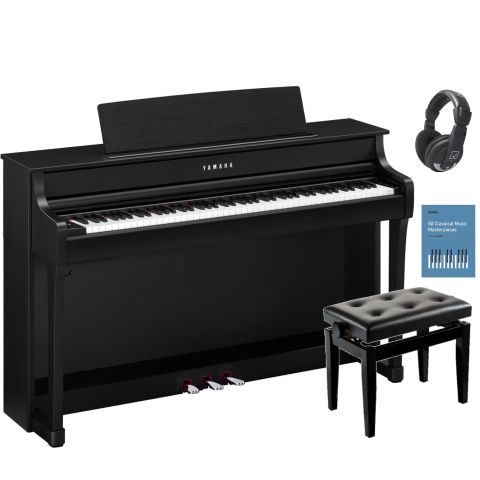 Pack Yamaha CLP-845 B Negro Piano Clavinova