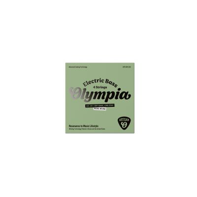Olympia Artisan Electric Bass Coated Strings, Nickel Wound, 045-100