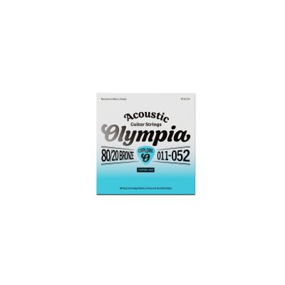Olympia Explore Acoustic Guitar Strings, 80/20 Brz, 011-052