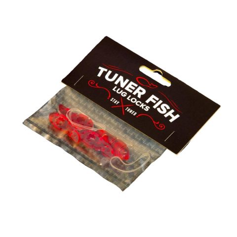 Tuner Fish Lug Locks TFR4 Red Pack 4 uds