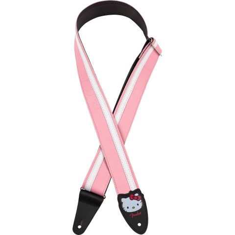 Fender 2" Hello Kitty Lthr Strap Pink...