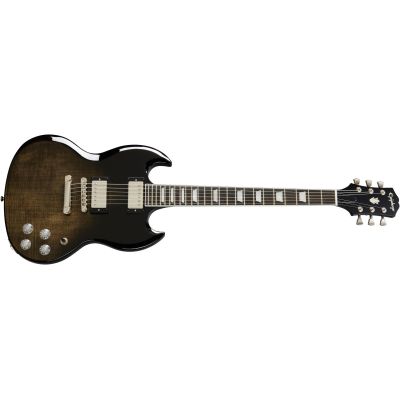 Epiphone SG Modern Figured Trans Black Fade Guitarra Eléctrica
