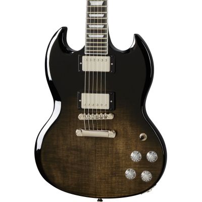 Epiphone SG Modern Figured Trans Black Fade Guitarra Eléctrica 2