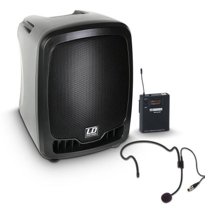 Ld Systems LDRB65HSB6 Roadboy 65 Altavoz De PA Con Micro De Diádema