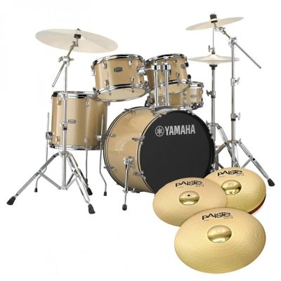 Yamaha Rydeen Studio Champagne Glitter + Set Platos Paiste